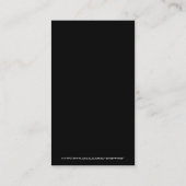 Visitekaartje Opname Studio (Achterkant)