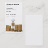 Visitekaartje opslagservice (Voorkant / Achterkant)