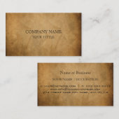 Visitekaartje oud papier  herstellen (Voorkant / Achterkant)