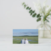 Visitekaartje ouder paar (Staand voorkant)