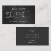 Visitekaartje over het schoolvak (Voorkant / Achterkant)