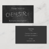 Visitekaartje over het schoolvak (Voorkant / Achterkant)