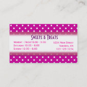 Visitekaartje Paars (Achterkant)