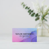 Visitekaartje Paarse verf (Staand voorkant)