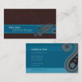 VISITEKAARTJE:: Paisley 1 Visitekaartje (Voorkant / Achterkant)