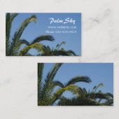 Visitekaartje palmbomen (Voorkant / Achterkant)