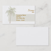 Visitekaartje palmbomen (Voorkant / Achterkant)