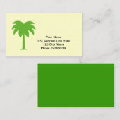 Visitekaartje palmboom logo (Voorkant / Achterkant)