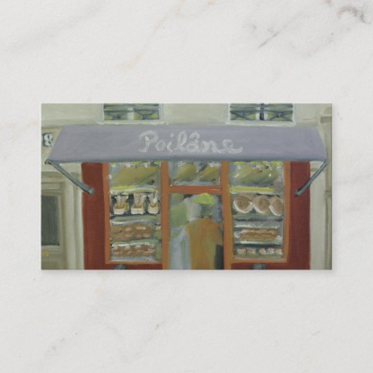 VISITEKAARTJE PARIS BREAD SHOP (Voorkant)
