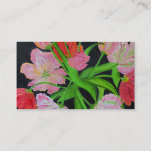 Visitekaartje Parrot Tulips