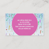 Visitekaartje partij (Achterkant)