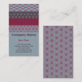 Visitekaartje patchwork (Voorkant / Achterkant)