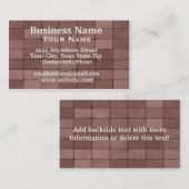 visitekaartje Paving Bricks (Voorkant / Achterkant)