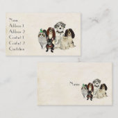 VISITEKAARTJE PAWS, CLAWS & FEATHERS (Voorkant / Achterkant)