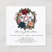 Visitekaartje Pentagram en Red Wreath Square (Achterkant)