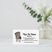 Visitekaartje Pet Store (Staand voorkant)