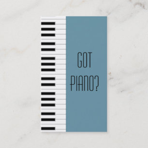 Visitekaartje Piano-leraar