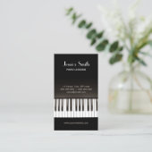 Visitekaartje Piano Music Lessons (Staand voorkant)