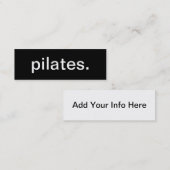 Visitekaartje Pilates (Voorkant / Achterkant)