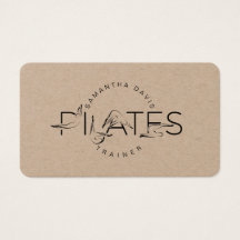 Visitekaartje Pilates Instructor Pilates