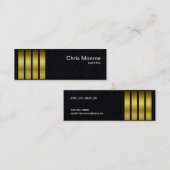 Visitekaartje "Pilot Stripes" — (Voorkant / Achterkant)