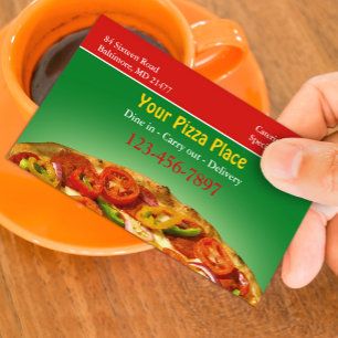 Visitekaartje Pizza