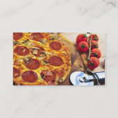 visitekaartje Pizza Restaurant (Achterkant)