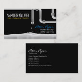 Visitekaartje Plumber Plumbing Service (Voorkant / Achterkant)