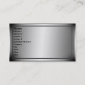 Visitekaartje Plumbers Plumbing Service (Achterkant)