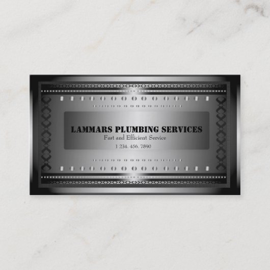 Visitekaartje Plumbers Plumbing Service (Voorkant)