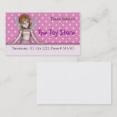 visitekaartje Polkadot Fairy (Voorkant / Achterkant)