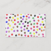 Visitekaartje poten (Achterkant)