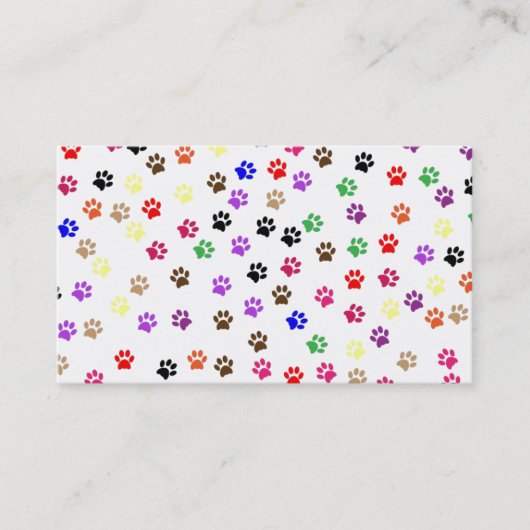 Visitekaartje poten (Voorkant)