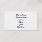 Visitekaartje Predator Archer (Achterkant)