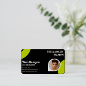 Visitekaartje, professioneel visitekaartje (Staand voorkant)