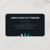 Visitekaartje, professioneel visitekaartje (Achterkant)