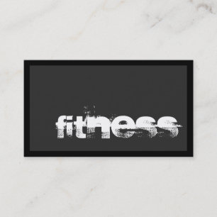 Visitekaartje Professionele fitness sport aanpasse