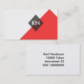 visitekaartje professionele geometrische patronen (Voorkant / Achterkant)