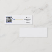 Visitekaartje QR-code (Voorkant / Achterkant)