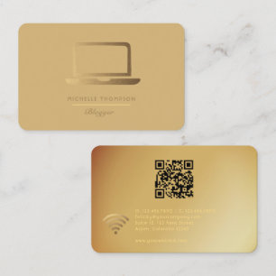 Visitekaartje QR-code blogger