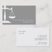 Visitekaartje Rechterschaal (Voorkant / Achterkant)