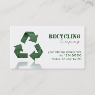 Visitekaartje recyclingbedrijf