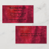 visitekaartje Red Velvet (Voorkant / Achterkant)