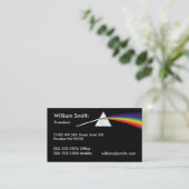 Visitekaartje regenboogstang (Staand voorkant)