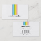 VISITEKAARTJE :: Regenboogstreep 1 (Voorkant / Achterkant)