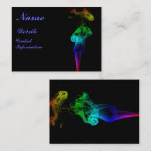 Visitekaartje regenboogvlam (Voorkant / Achterkant)