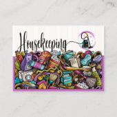 Visitekaartje reinigingsservice (Voorkant)