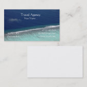 Visitekaartje reisagent (Voorkant / Achterkant)