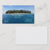 Visitekaartje reisagent (Voorkant / Achterkant)