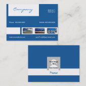 Visitekaartje reisagent (Voorkant / Achterkant)